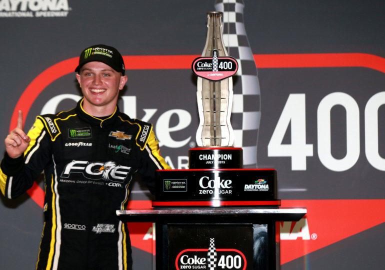 Justin Haley adds one to his collection