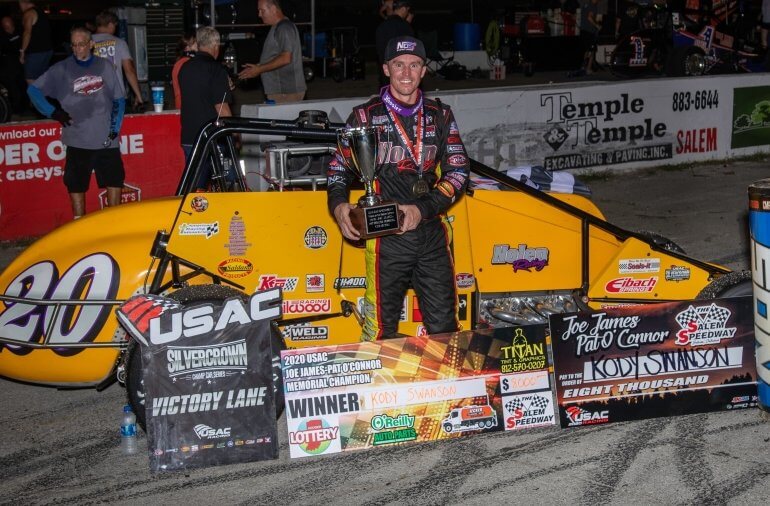 Swanson wins another Silver Crown race at Salem