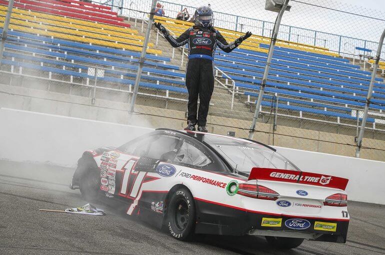 Taylor Gray counters Scelzi with ARCA West Win