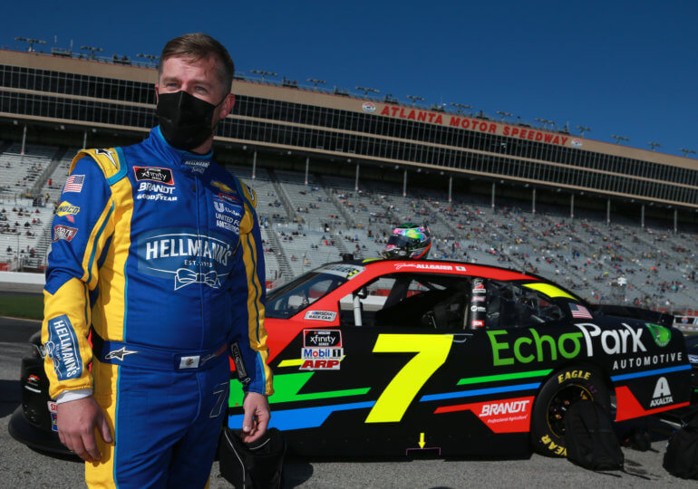 Justin Allgaier Wins First of 2021 at Atlanta