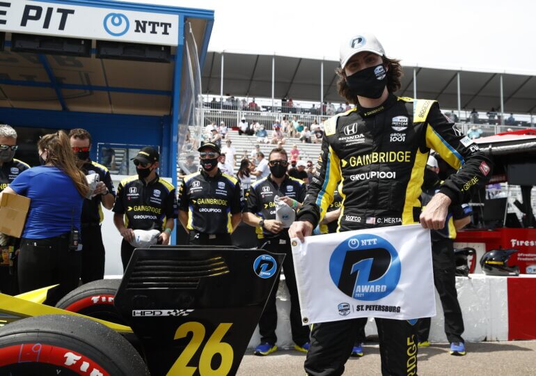 Colton Herta on pole for St. Pete a week after First Lap exit