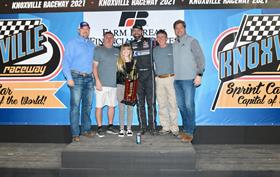 Austin McCarl takes Knoxville win after Brian Brown blows up