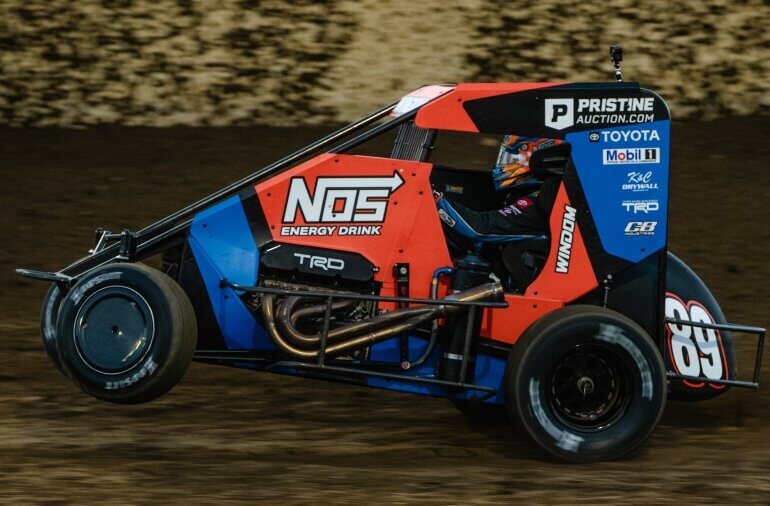 Chris Windom takes Kokomo for first USAC Midget win of year