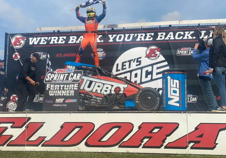 Tyler Courtney spoils first USAC Show at #LetsRaceTwo