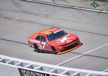 Justin Allgaier clips Josh Berry to win at Darlington