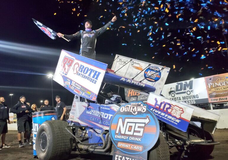 Aaron Reutzel wins Inaugural Huset's 50, drives for 150K on Saturday