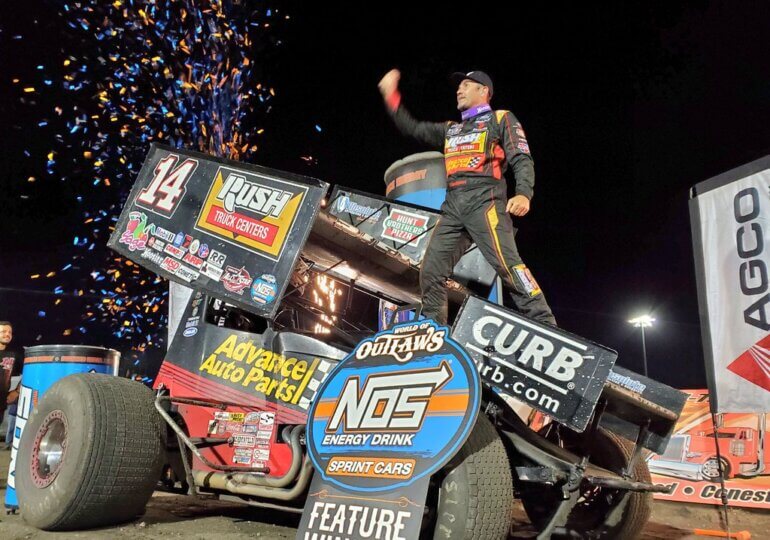 Kerry Madsen finally wins, charges from 14th in Night 1 at Jackson