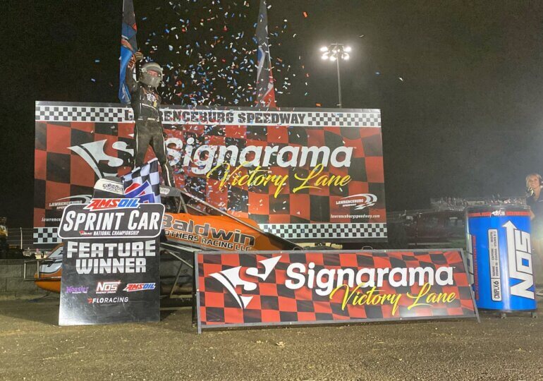 Logan Seavey takes Lawrenceburg on Sprint Week