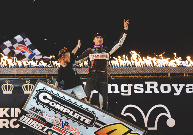 Carson Macedo caps off Eldora's Kings Royal week with makeup win