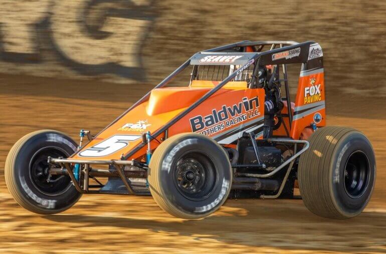 THREE'S PLEASE: Logan Seavey wins third Indiana Sprint Week race in a row