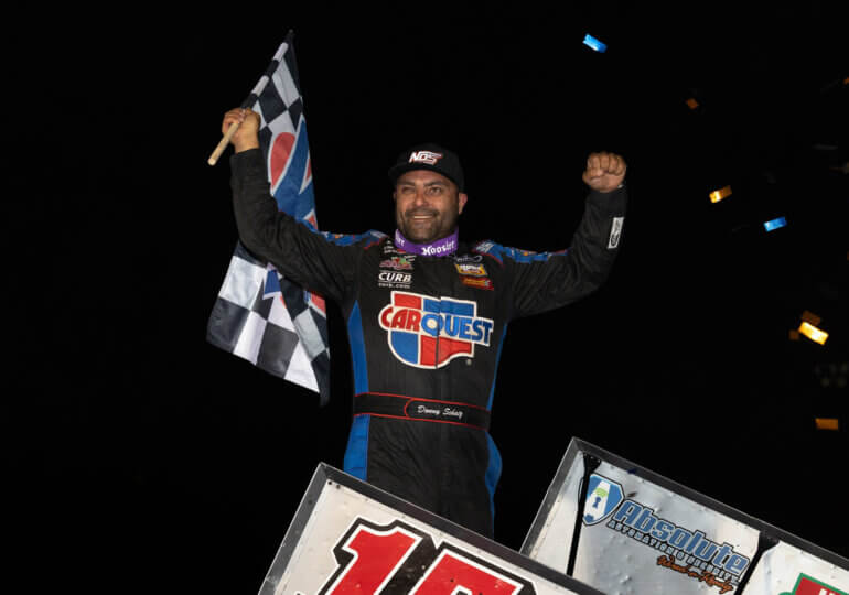 Donny Schatz gets third World of Outlaws Win of 2021