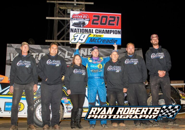 Tim McCreadie wins 2021 Lucas Oil Late Model Championship