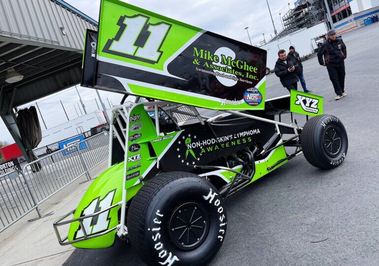 Sam McGhee surprises PPM with Non-Hodgkin's Lymphoma Awareness paint scheme