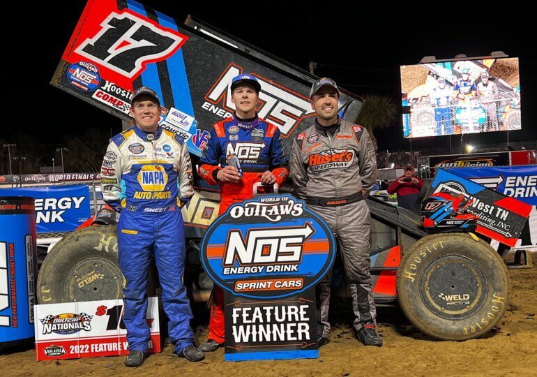 Sheldon Haudenschild wins Volusia in last-second finish