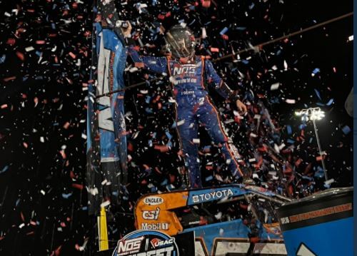 Justin Grant wins USAC Midget season opener