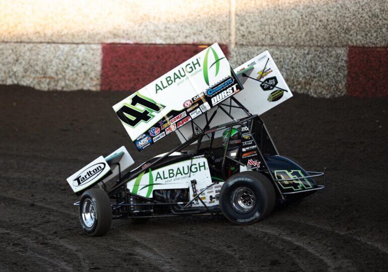 Carson Macedo earns second World of Outlaws win of season at Merced