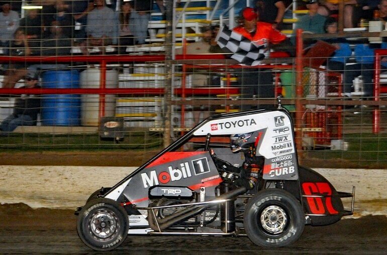 Buddy Kofoid earns second straight T-Town Midget Showdown win