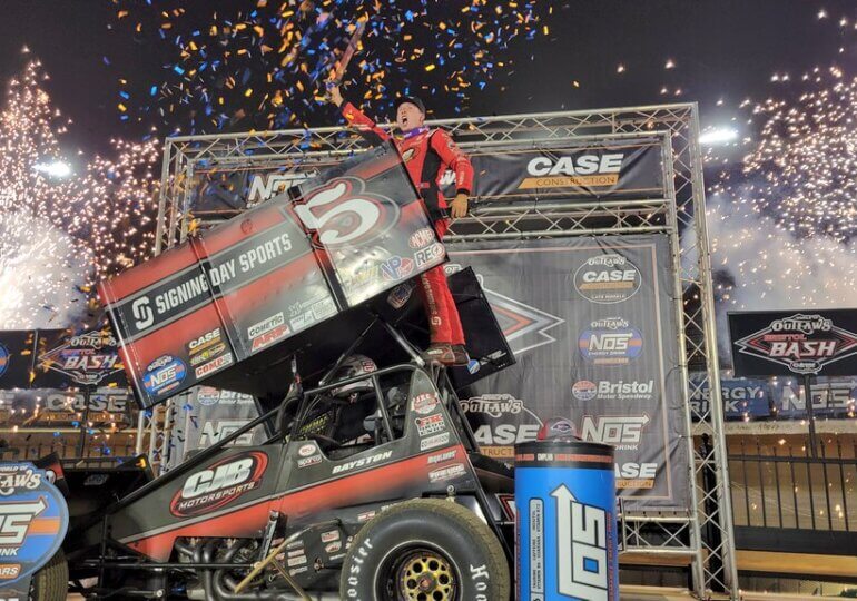 Spencer Bayston wins 2022 Kevin Gobrecht World of Outlaws Rookie of the Year