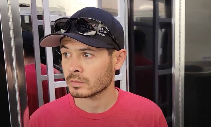 WATCH: Kyle Larson comments on improvements to Bristol Dirt surface