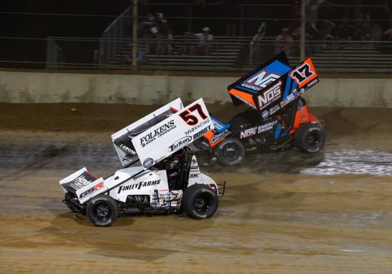 Haudenschild tops Larson, Schuchart for second straight WoO win