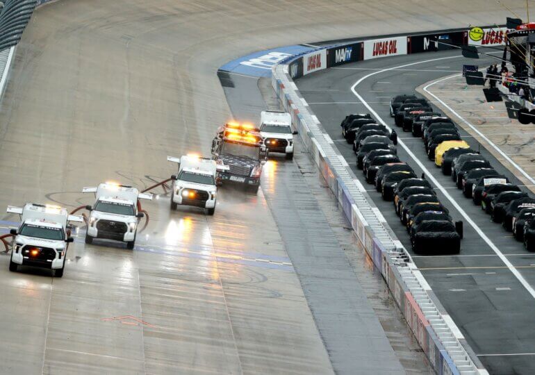 NASCAR postpones rest of Dover race to Monday
