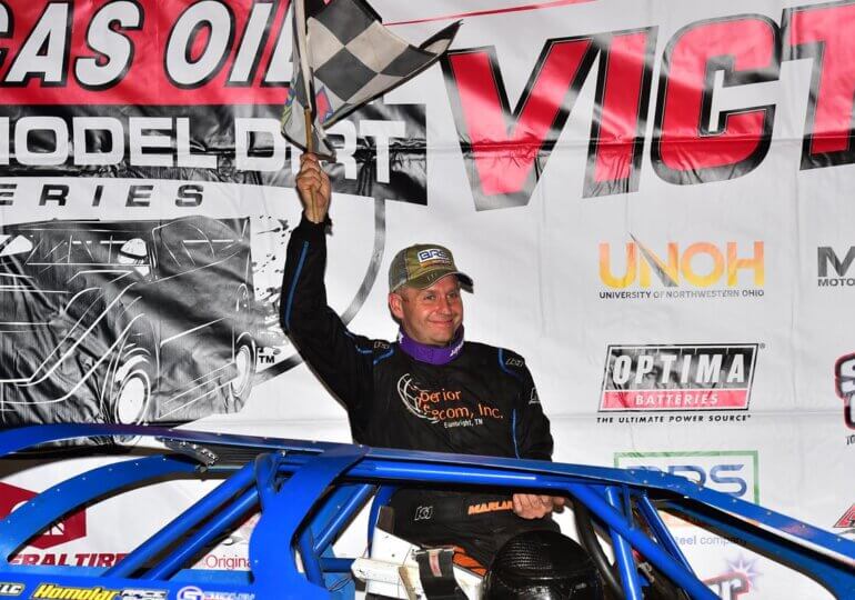 Mike Marlar earns first Lernerville victory in Firecracker 100 opener