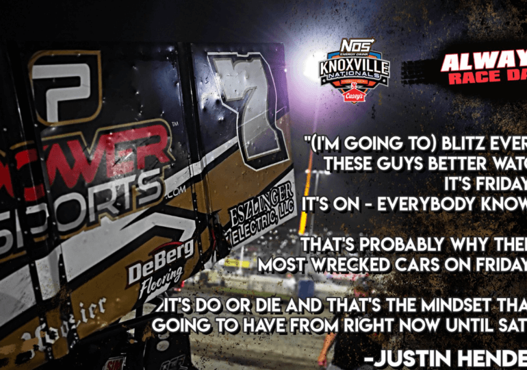 Friday, 75 drivers will battle for four spots at Hard Knox Night at Nationals