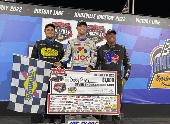 Bobby Pierce wins Night 2, will start on pole for Knoxville Late Model Nationals