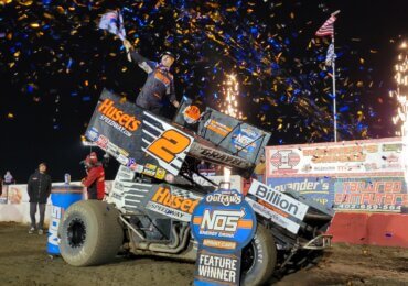 David Gravel wins final World of Outlaws race at I-80