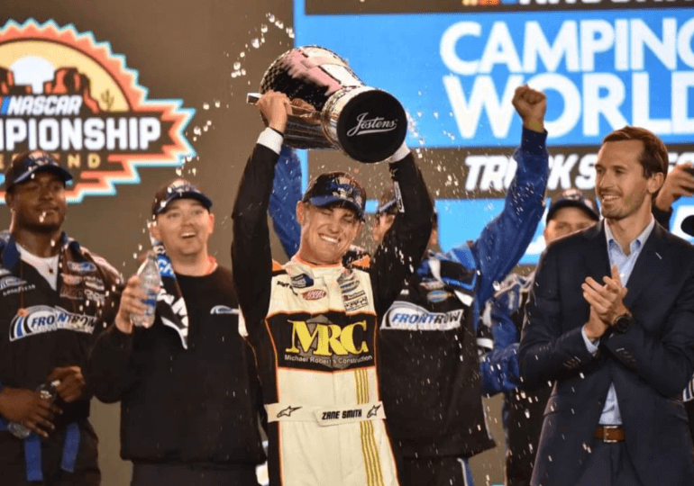 Zane Smith captures 2022 NASCAR Truck Series championship