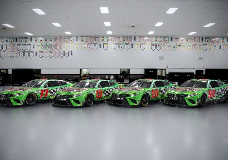 Interstate Batteries to have primary sponsor races on all four JGR cars