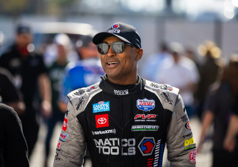 PODCAST: Antron Brown talks NHRA & should NASCAR continue superspeedway racing