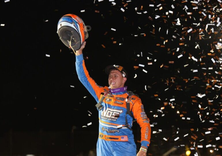 Nick Hoffman earns first career World of Outlaws LM win