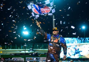 Ryan Gustin earns fourth career World of Outlaws Late Model win in Sharon prelim night