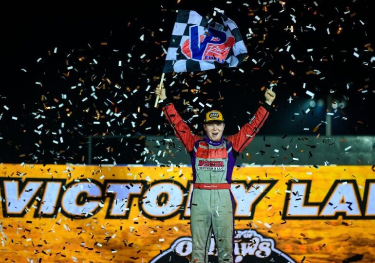 Bobby Pierce takes over points lead after second straight World of Outlaws win