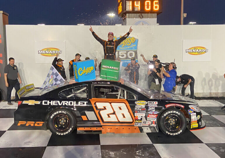 Fenhaus Snags Win in ARCA Overtime at Iowa Speedway