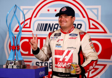 Cole Custer declared Chicago Xfinity winner after rain sours Sunday