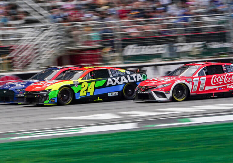 PODCAST: Byron wins Atlanta, Macedo back in victory lane & tin foil hats