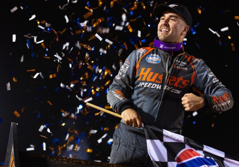 David Gravel claims seventh World of Outlaws win in 2024 season