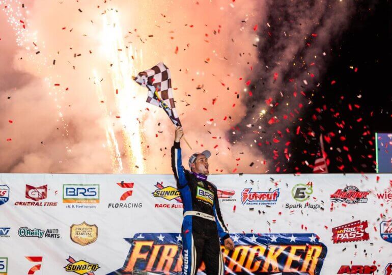 Ricky Thornton Jr. wins by 12 seconds, earns second-straight Firecracker 100 win