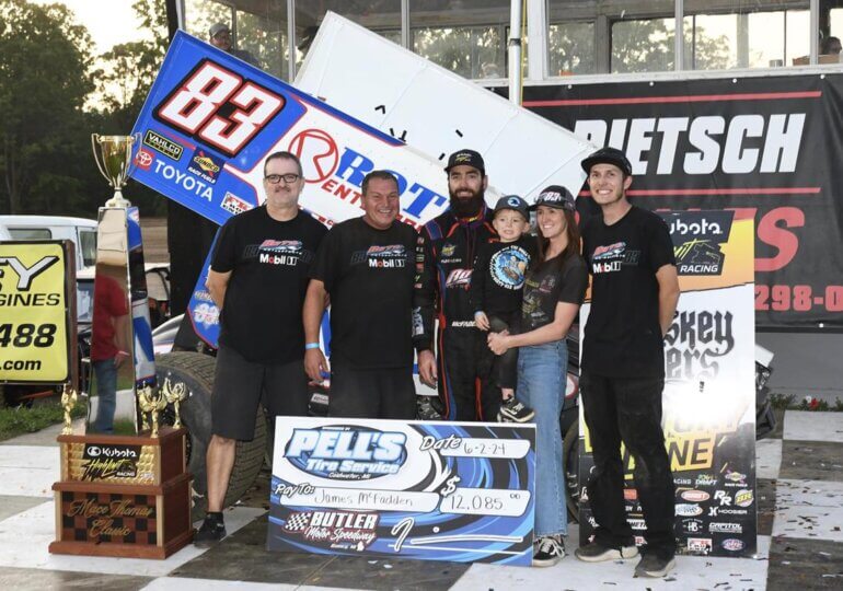 James McFadden clears Brad Sweet in High Limit photo finish at Butler