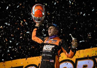 Nick Hoffman claims World of Outlaws Hoosier Dirt Classic win