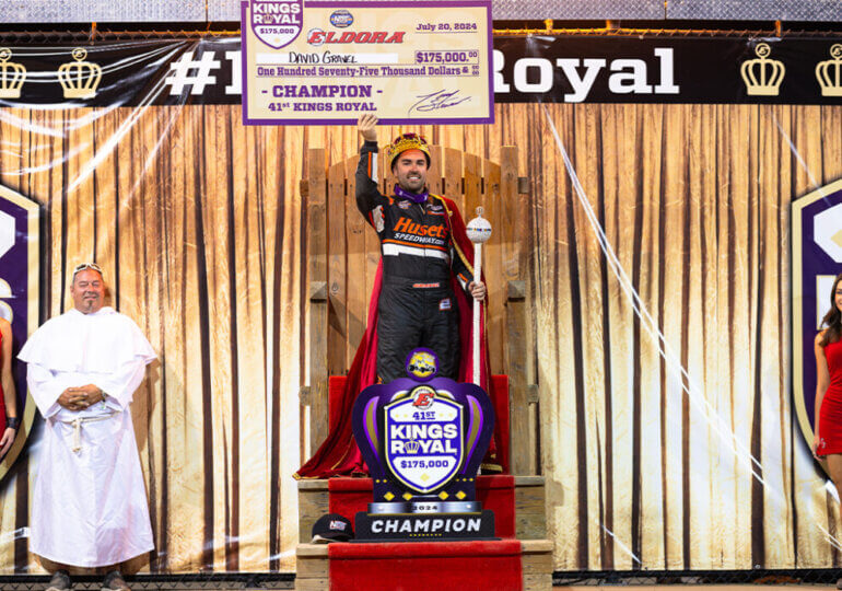 David Gravel caps off career weekend with first career Kings Royal win