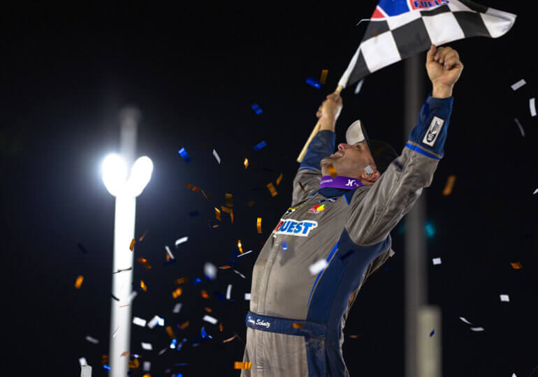 Donny Schatz claims Badger 40 win at Wilmot