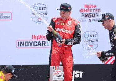 Will Power Completes Penske Sweep With Iowa Speedway Win