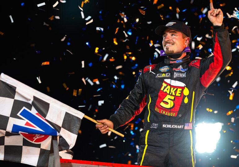 Logan Schuchart earns first win of 2024 at Cedar Lake