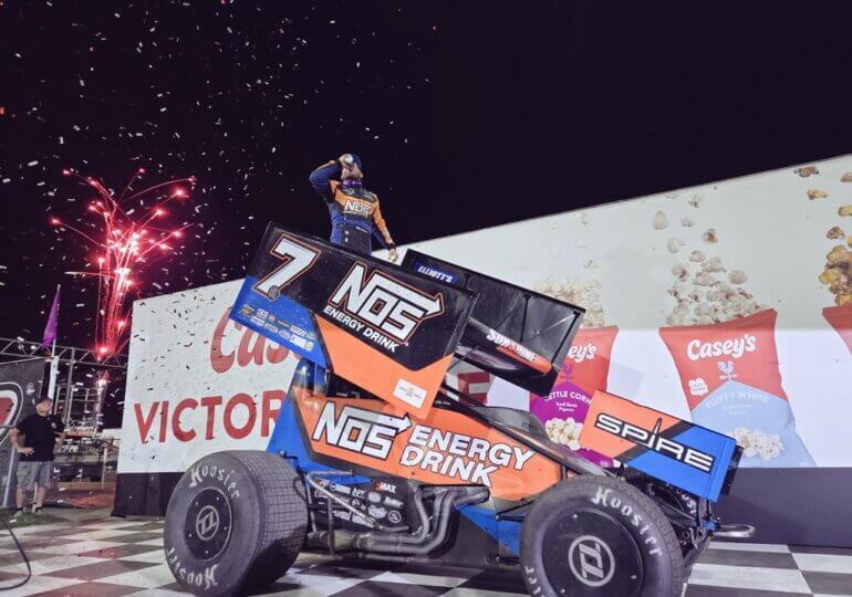 Tyler Courtney claims first career Knoxville 360 Nationals win