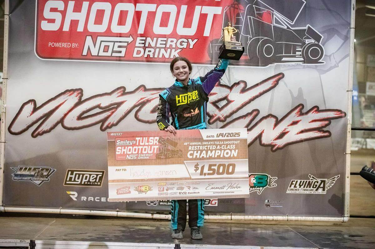 Haidyn Hansen earns first golden driller in Restricted A win - Always ...